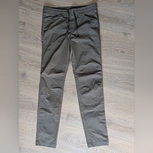 Eddie Bauer Women's Olive Drawstring Tech Pants Hiking